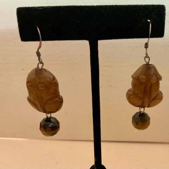 Semi precious stone earrings - Picture 2 of 3